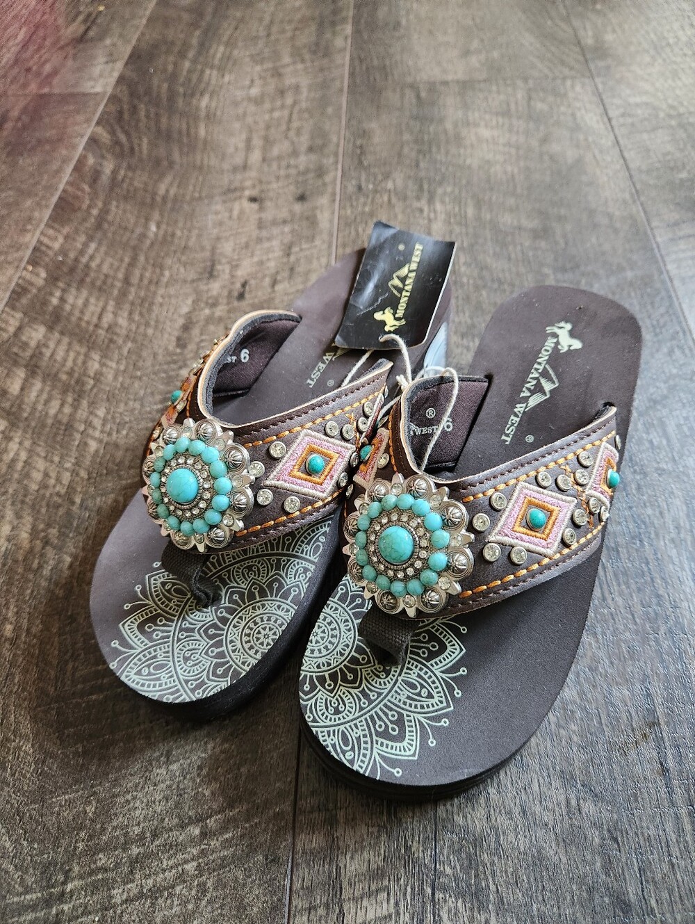 Montana West Platform Sandals Size 6